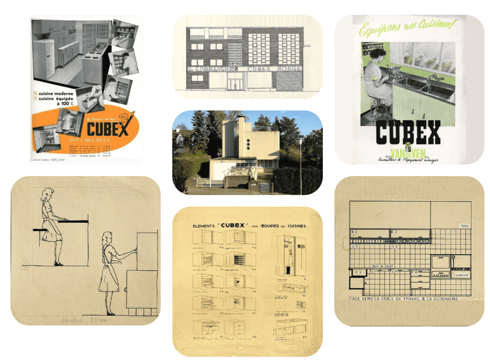 Équipements de cuisine Cubex vintage, design moderne et fonctionnalités innovantes.